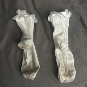 Women’s White Gym Socks